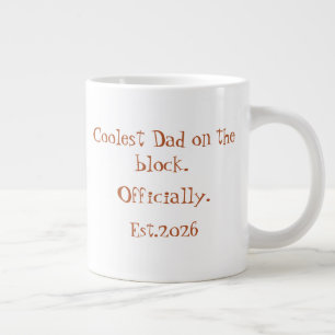 Cool Cap Glasses Dad Giant Coffee Mug