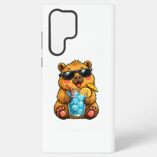 Cool Capybara Drink Samsung Galaxy S22 Ultra Case