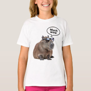  Cool Capybara Photo Sunglasses-Wearing Capybara  T-Shirt