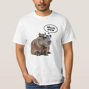 Cool Capybara Photo Sunglasses-Wearing Capybara T-Shirt