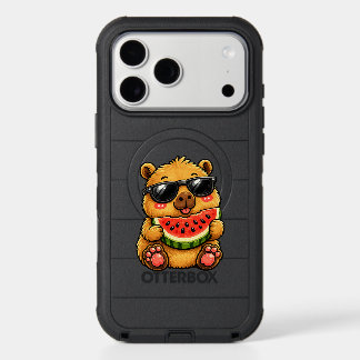 Cool Capybara Watermelon Summer iPhone 17 Pro Max Case