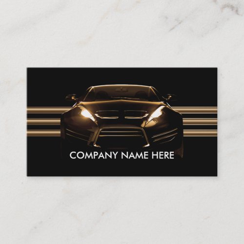 Cool Car Automotive Business Card