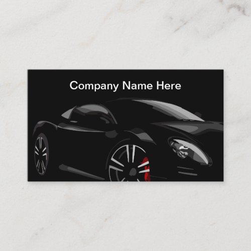 Cool Car Automotive Services Business Card
