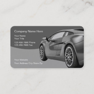 Cool Car Business Cards