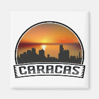 Cool Caracas Venezuela Skyline Vintage Travel