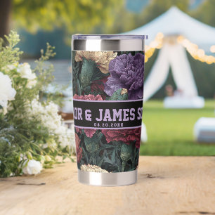 Cool Carnation Stainless Steel Tumbler For Wedding