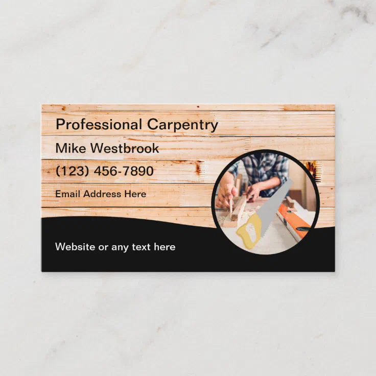 carpenter business card template