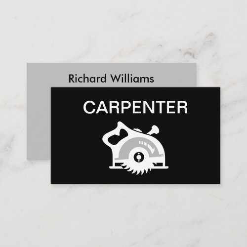Cool Carpenter Contractor Business Cards