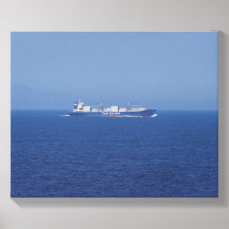 Cool Carriers Cargo Ship Canvas Photo Tile