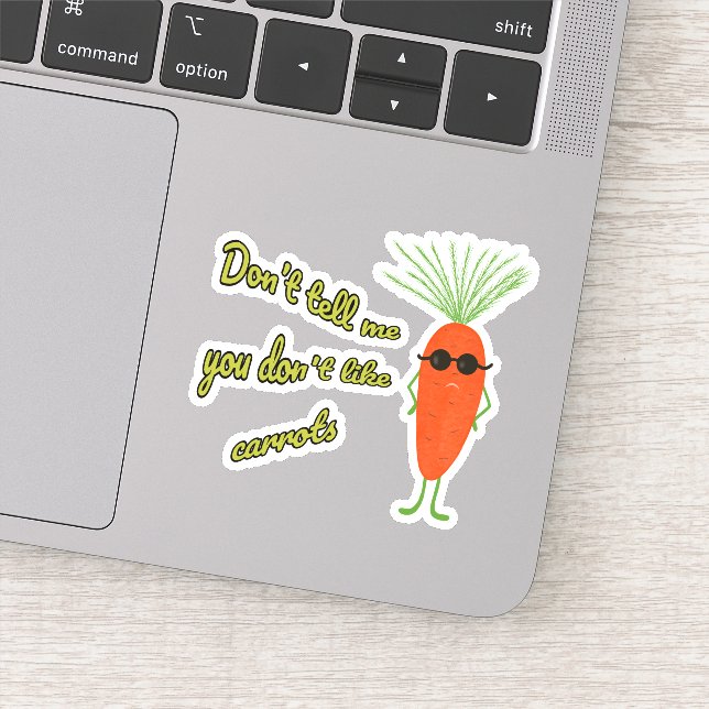 Cool carrot sticker (Detail)