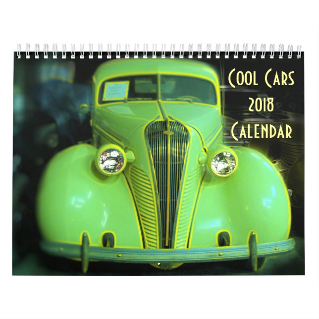 Cool Cars 2018 Calendar