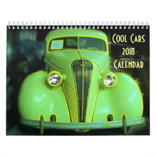Cool Cars 2018 Calendar
