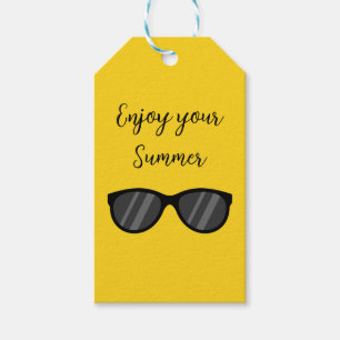 Cool Cartoon Sunglasses   Add Text Gift Tags