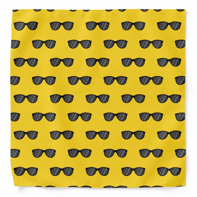 Cool Cartoon Sunglasses Bandana (Front)