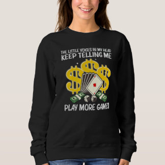 Cool Casino For Men Women Casino Gambling Gambler  Sweatshirt