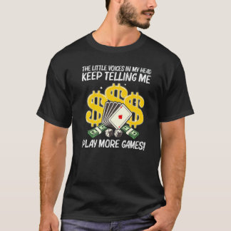 Cool Casino For Men Women Casino Gambling Gambler  T-Shirt