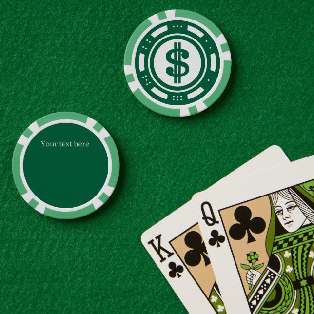 Cool Casino lovers add text  Poker Chips (Poker Table (Double))
