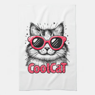 Cool Cat 1 Kitchen Towel