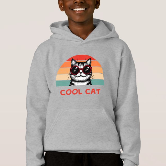 Cool cat 2 hoodie (Front)