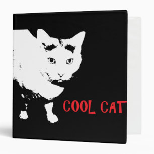 COOL CAT 3 RING BINDER