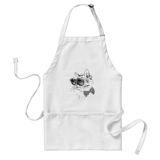 Cool Cat Adult Apron (Front)
