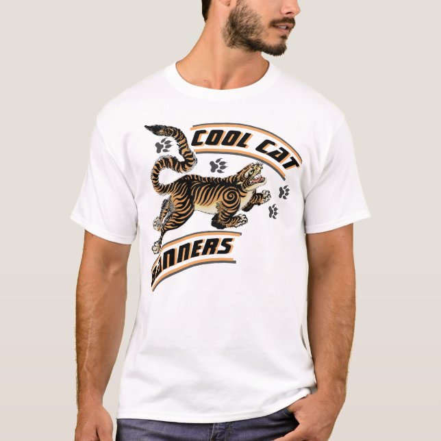 Cool Cat Banners T-Shirt (Front)