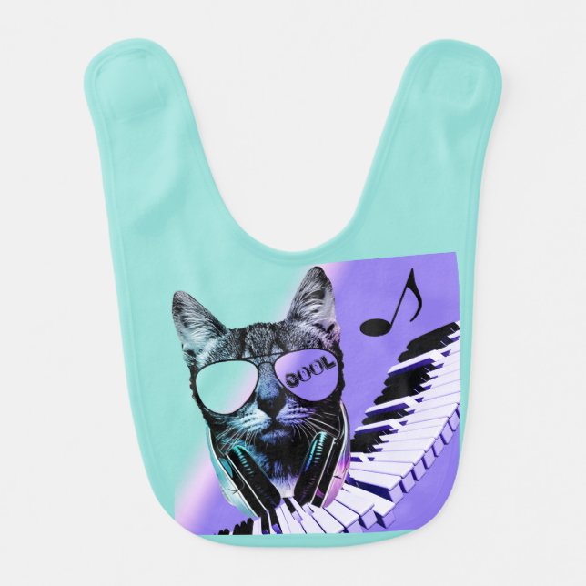 Cool Cat Bib (Front)