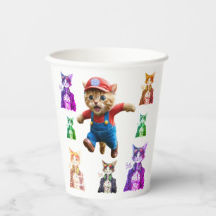 Cool Cat Boss – Funny Cat Lover Gift Idea Paper Cups