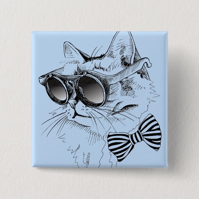 Cool Cat Button (Front)