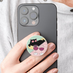 Cool Cat by the Pool PopSocket