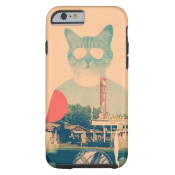 Cool Cat Tough Iphone 6 Case by ikiiki at Zazzle