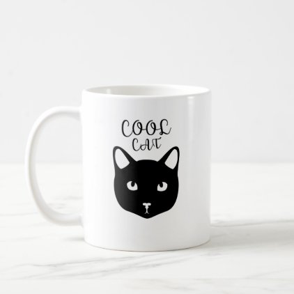 Cool Cat - Cat Face Coffee Mug