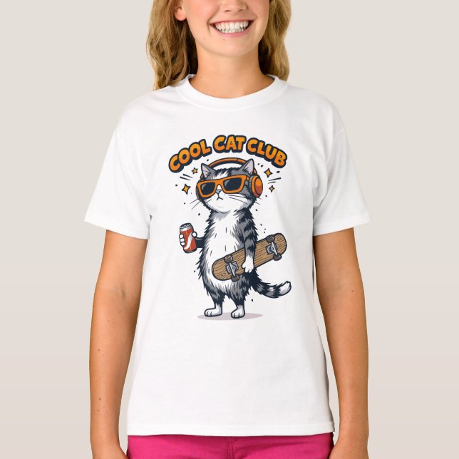 Cool Cat Club T-Shirt (Front)