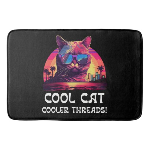 Cool cat cooler threads bath mat