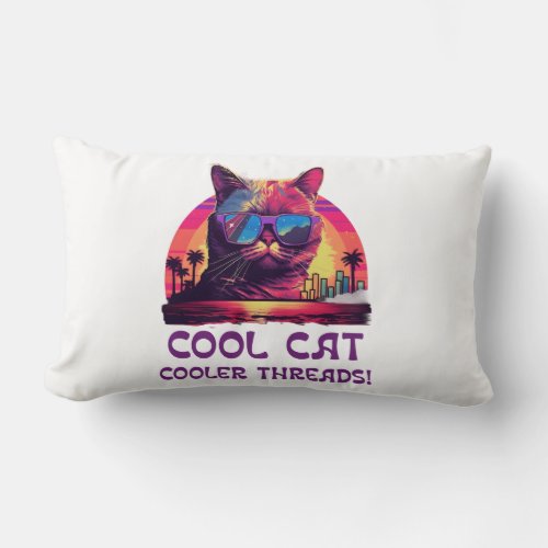 Cool cat cooler threads lumbar pillow
