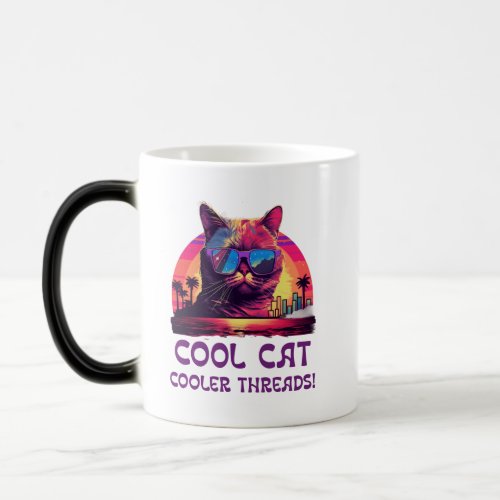 Cool cat cooler threads magic mug