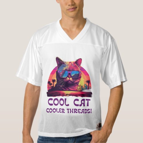 Cool cat cooler threads mens football jersey