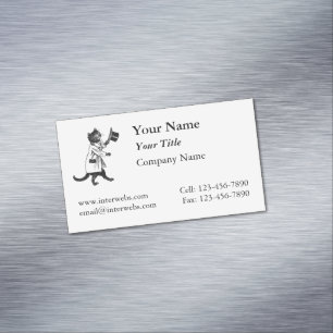 Cool Cat Custom Magnetic Business Card