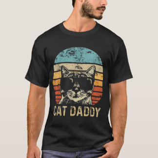 Cool Cat Daddy Sunglasses Cat Gift For Men Women T-Shirt