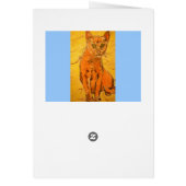 cool cat design cards (Back)