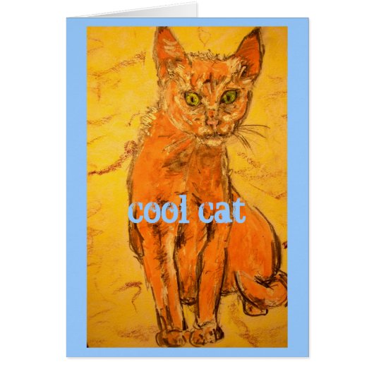 cool cat design cards (Front)