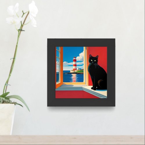 Cool Cat Framed Art