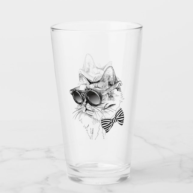 Cool Cat Glass (Front)