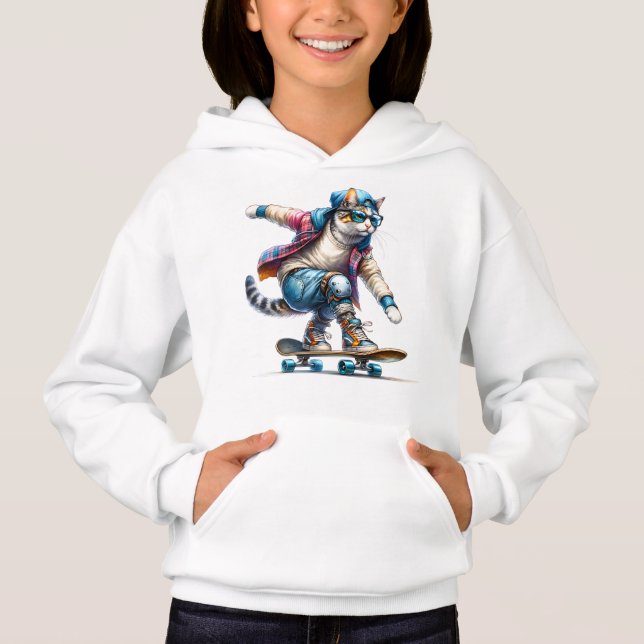 Cool Cat Hoodie (Front)