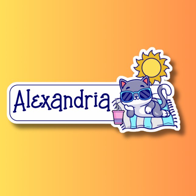 Cool Cat ID  Sticker (Creator Uploaded)