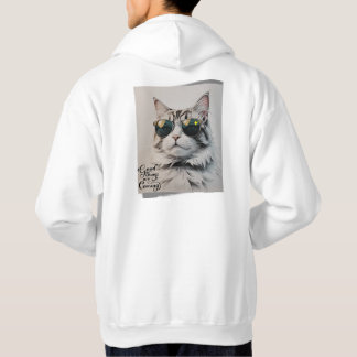 Cool Cat in Shades – Good Things Are Coming  Hoodie