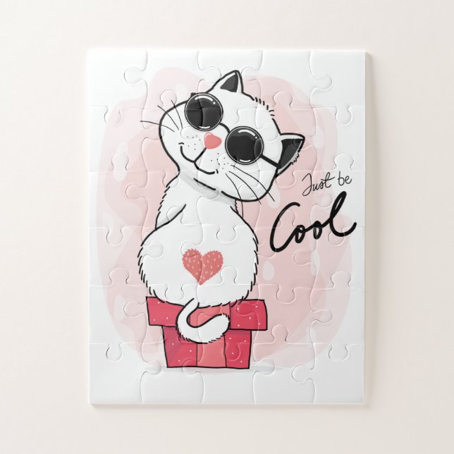 Cool Cat Jigsaw Puzzle (Vertical)