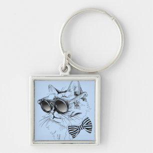 Cool Cat Keychain