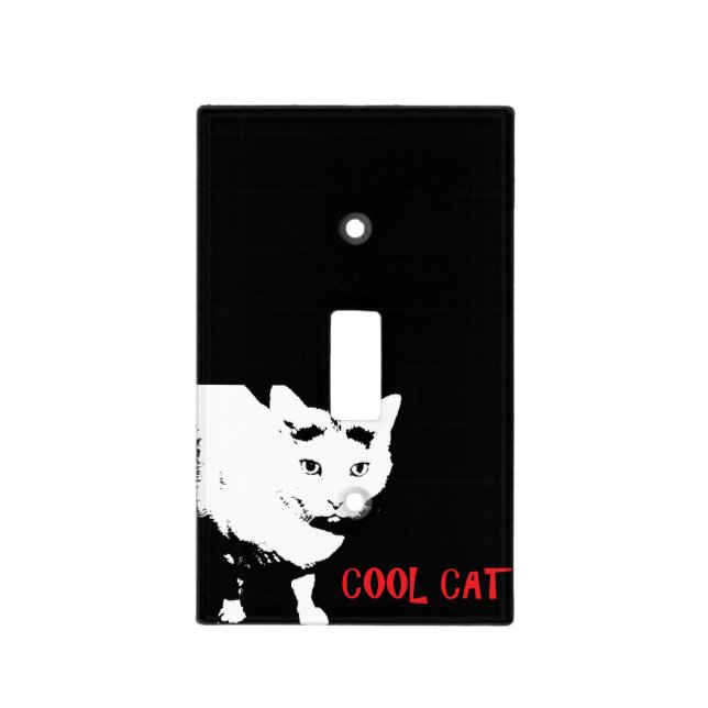 COOL CAT LIGHT SWITCH COVER (Front)