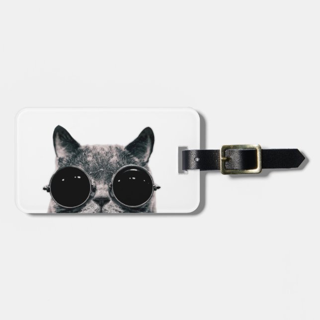 COOL CAT. LUGGAGE TAG (Front Horizontal)